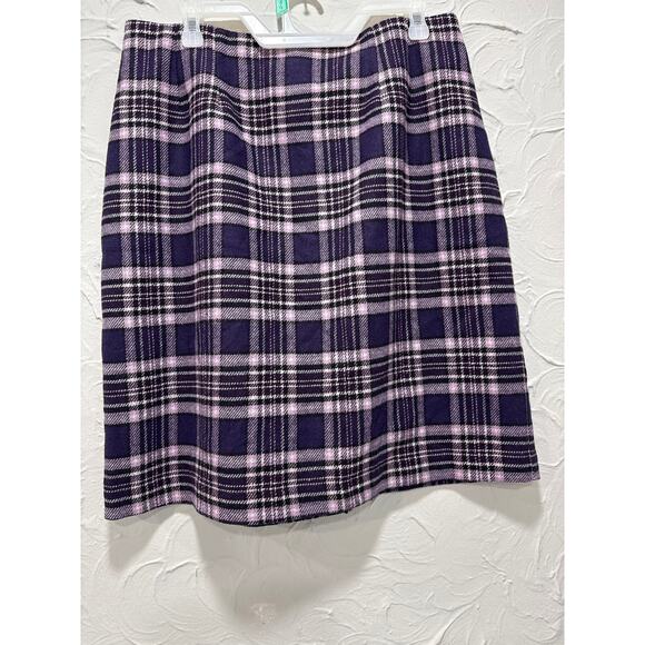 J.G. Hook Beautiful Purple Skirt w/Lining - Size: 16 - Picture 1 of 6